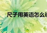 尺子用英语怎么说（尺子用英语如何说）