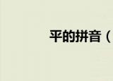 平的拼音（平的拼音是什么）
