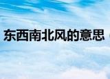 东西南北风的意思（东西南北风是什么意思）