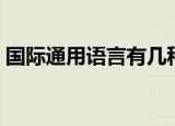 国际通用语言有几种（国际通用语言的介绍）
