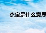 杰宝是什么意思呀（杰宝是什么意思）