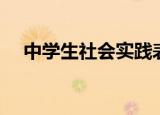 中学生社会实践表（中学生社会实践表）