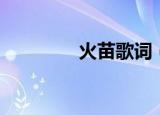 火苗歌词（火苗歌词原文）