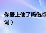 你爱上他了吗伤感对白歌词（你爱上他了吗歌词）