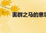 害群之马的意思（害群之马的含义）