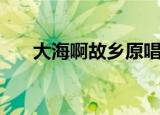 大海啊故乡原唱（大海啊故乡演唱者）