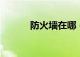防火墙在哪（防火墙位置简述）