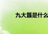 九大簋是什么菜（九大簋的解释）