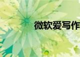 微软爱写作网页版（微软ax）
