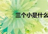 三个小是什么（三个小是什么字）