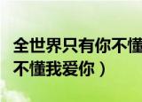 全世界只有你不懂我爱你英文（全世界只有你不懂我爱你）
