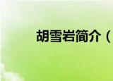 胡雪岩简介（胡雪岩的相关介绍）