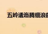 五岭逶迤腾细浪的意思（出自哪首诗呢）
