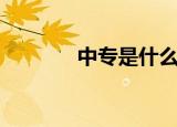 中专是什么意思（中专释义）