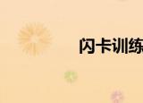 闪卡训练（闪卡怎么练）