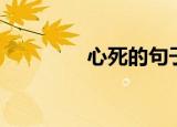 心死的句子（心死两相依）