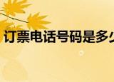 订票电话号码是多少（电话订票电话是多少）