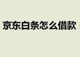 京东白条怎么借款（京东白条借款是怎样的）