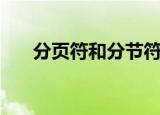 分页符和分节符区别（分页符的作用）