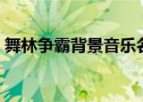 舞林争霸背景音乐名字（舞林争霸背景音乐）