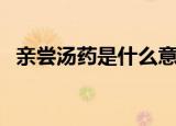 亲尝汤药是什么意思（亲尝汤药的主人公）
