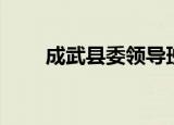 成武县委领导班子成员（成武论坛）