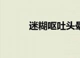 迷糊呕吐头晕怎么回事（mho）