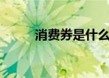 消费券是什么意思（消费笔记本）