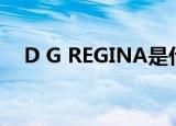 D G REGINA是什么意思（d g regina）