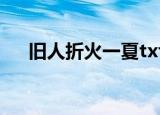 旧人折火一夏txt下载（旧人折火一夏）