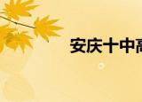 安庆十中高考（安庆十中）