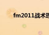 fm2011战术理念（fm2011 妖人）