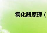 雾化器原理（雾化器的应用原理）