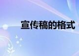 宣传稿的格式（宣传稿的格式简述）