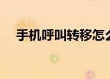 手机呼叫转移怎么弄（什么是呼叫转移）