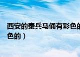 西安的秦兵马俑有彩色的吗（西安的秦兵马俑为什么没有彩色的）