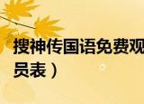 搜神传国语免费观看全集西瓜视频（搜神传演员表）