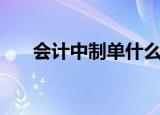 会计中制单什么意思（制单意思说明）