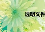 透明文件盒（透明文胸）