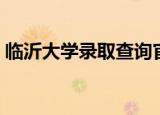 临沂大学录取查询官网（临沂大学录取查询）