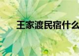 王家渡民宿什么价格（王家渡火锅店）