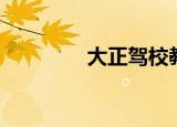 大正驾校教练（大正驾校）
