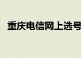 重庆电信网上选号网（重庆电信网速测试）