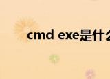 cmd exe是什么（cmd exe是什么）
