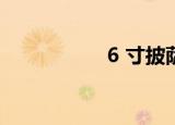 6 寸披萨直径（6 cn）