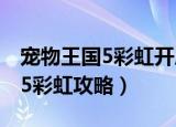 宠物王国5彩虹开局选择什么宠物（宠物王国5彩虹攻略）