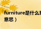 furniture是什么意思英语（furniture是什么意思）