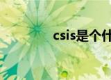 csis是个什么机构（csi lv）