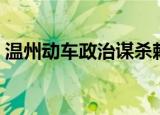 温州动车政治谋杀赖（温州动车政治谋杀谁）
