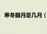 寒冬腊月是几月（寒冬腊月到底几月份呢）